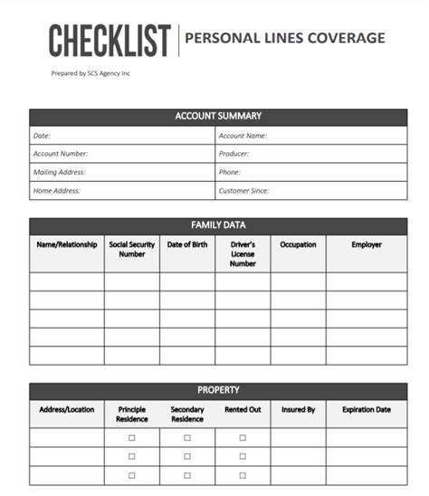 Agency Checklist - Florida Insurance Brokers