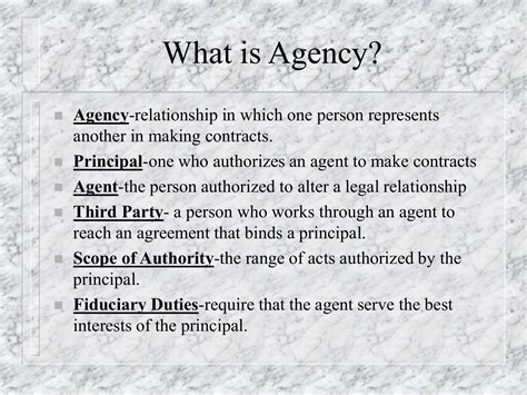Agency to Agency