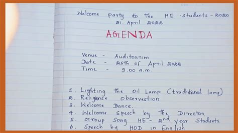 Agenda Eng