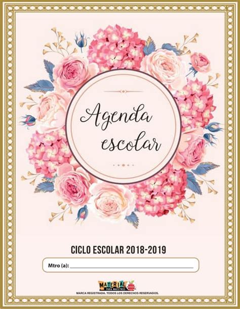 Agenda Flores 2018 2019