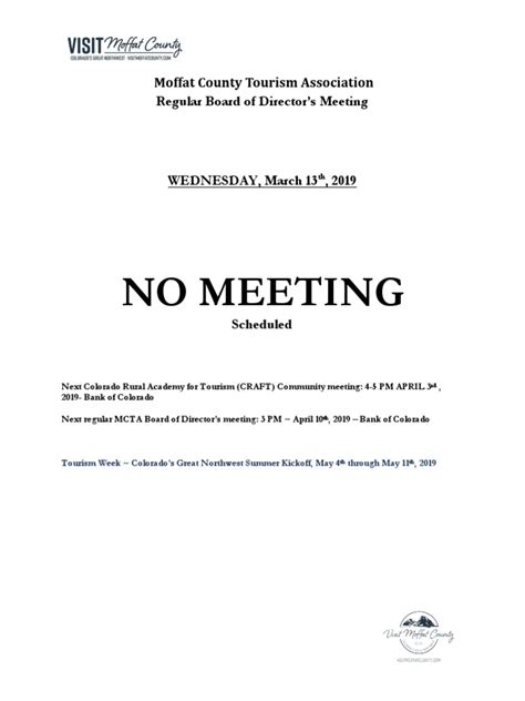 Agenda MCTA no Meeting 031319