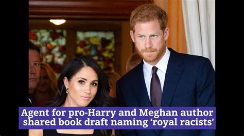 Agent for pro-Harry and Meghan author shared book draft naming ‘royal racists’: report