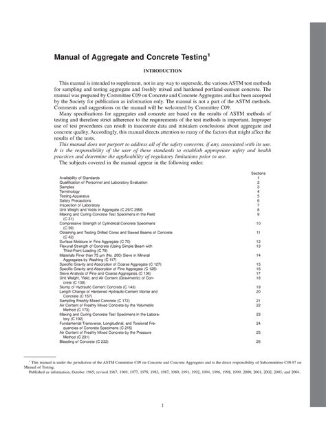 Aggregate testing manual pdf.  It discusses the importance of using the most up-to-da...