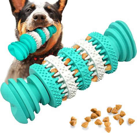 Aggressive chewer dog toys. PIFFZEDO Dog Toy for Aggressive Chewer Large Medium Indestructible Super Chew Dog Toys Squeaky Dog Birthday Toy Dog Toothbrush Nearly Interactive Tough Durable Dog Toys Natural Rubber(Green) 4.2 out of 5 stars 607. 200+ bought in past month. $23.99 $ 23. 99. FREE delivery Sat, Mar 9 on your first order. 