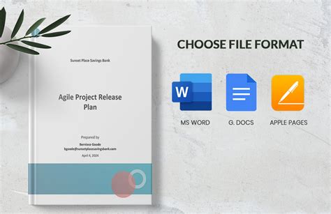 Agile Project Release Plan Template Google Docs, Word, Apple Pages