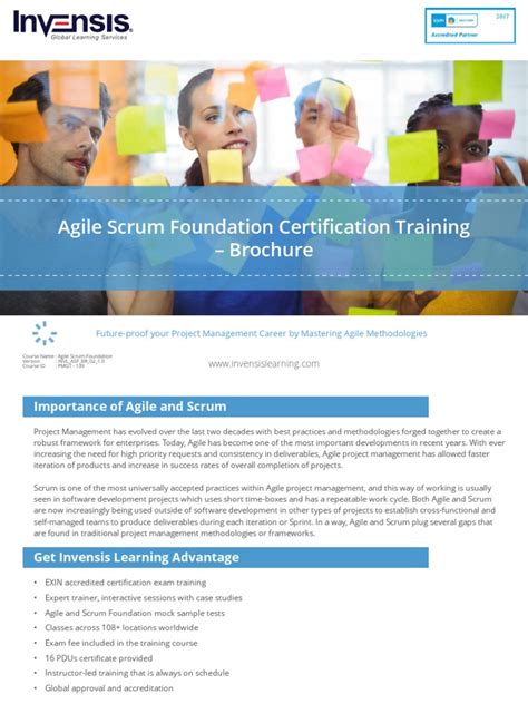 Agile and Scrum Foundation Brochure