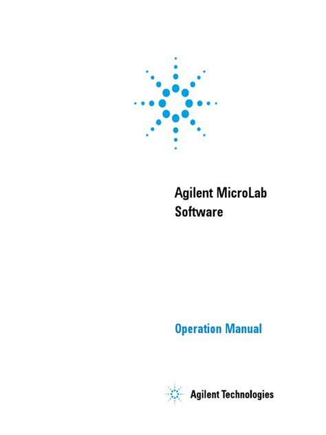 Agilent MicroLAB software