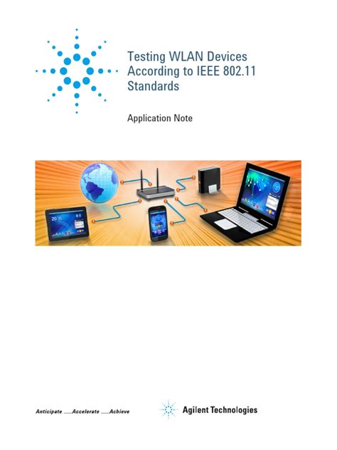 Agilent Testing WLAN Devices According to IEEE 802 11 Standards