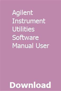 Agilent instrument utilities software manual user. - John deere 455 48 manuale del piatto di taglio john deere 455 48 mower deck manual.