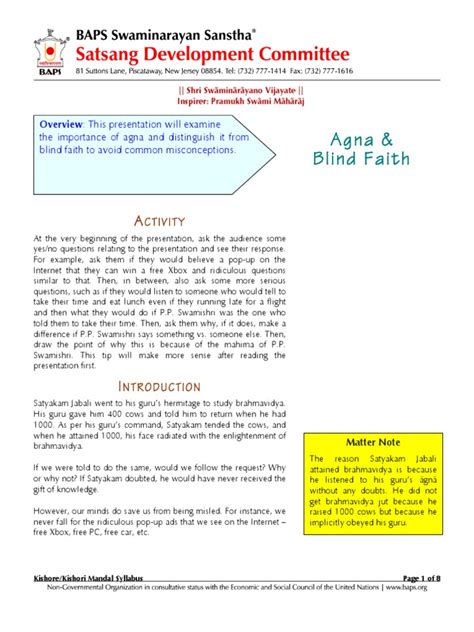 Agna and Blind Faith