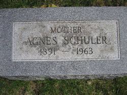 Agnes Schuler 1891 - 1963 in BillionGraves GPS Headstones