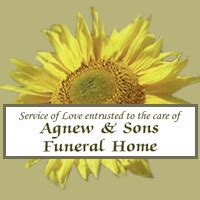 Agnew and sons funeral home. .  ...