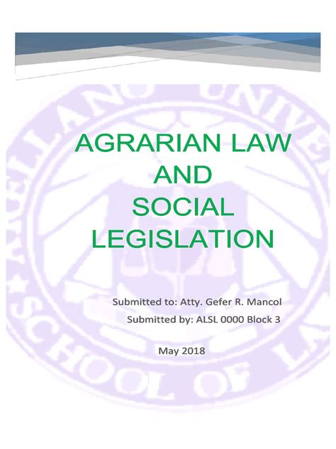Agrarian laws Reviewer