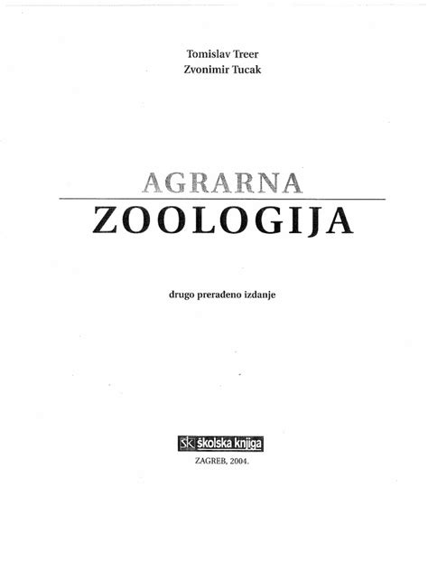 Agrarna zoologija A4