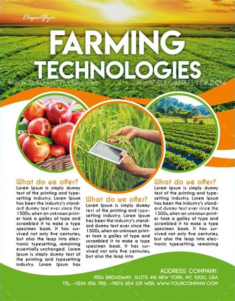 Agriculture Flyer Templates Free