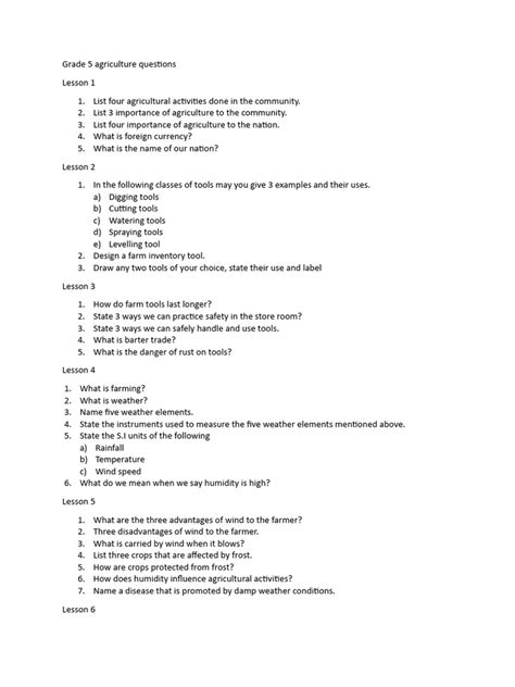 Agriculture questions with answers pdf.  Download these Free Introduction To Agri...