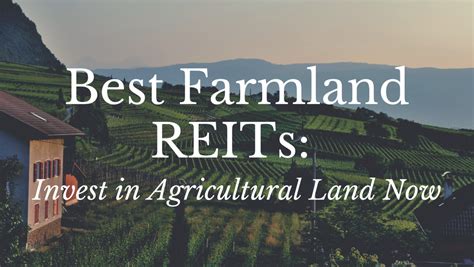 Mar 9, 2022 · The closest that an investor can get to owning a farm without actually doing so is by investing in a farming-focused real estate investment trust (REIT). Some examples include Farmland Partners... 
