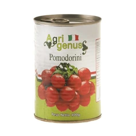 Agrigenus 4 x Tinned Cherry Tomatoes 400g - the olive shop