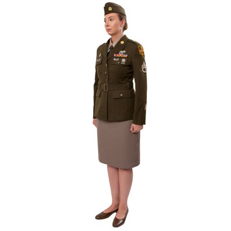 The green service and dress uniforms authorized for wear are classif
