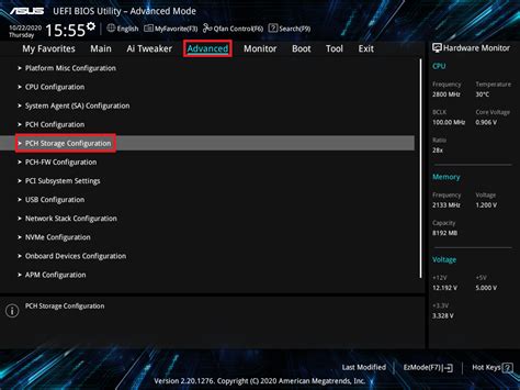 Ahci mode asus bios.  Changing the SATA Configuration from "INTEL RST PREMIUM...