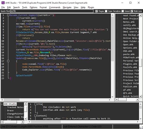 Ahk ide.  I have over 40 tutorials on AHK Studio as well as some very advanced wal...