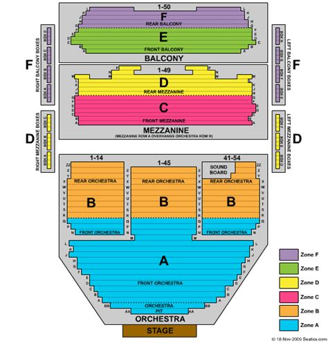 Seating ahmanson chart theatre seat shows l