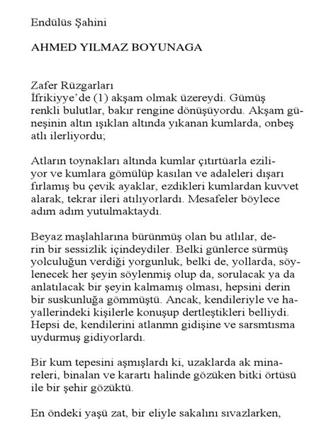 Ahmed Yilmaz Boyunaga Endulus ahini pdf