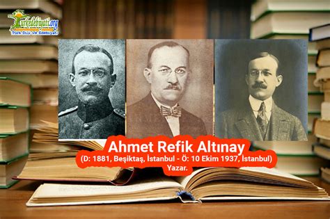 Ahmet Refik Altınay. 