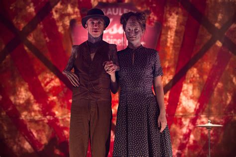 Ahs freakshow. Buy HD $2.99. S4 E2 - Massacres and Matinees. October 14, 2014. 55min. TV-MA. A citywide curfew threatens to shut down the Freak Show. A strongman from Ethel's troubled past arrives at camp. Gloria arranges a terrifying play date for Dandy. The Tattler Twins reveal a talent that could knock Elsa from the spotlight. 