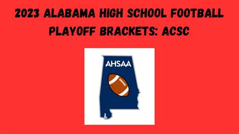 Ahsaa football playoffs 2023 scores. The Alabama High School Athletics Association playoffs continues Friday with round three games set to begin at 7 p.m. All seven defending state champions and 2022 state runners-up will be ... 