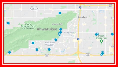 Ahwatukee map.  Street directory and street map of Ahwatukee Foothills. com.  Explore ...