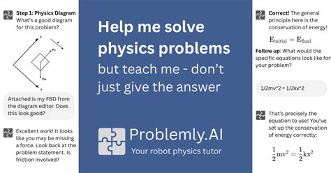 Ai physics problem solver.  Ideal for students and educators seeking accurate,...