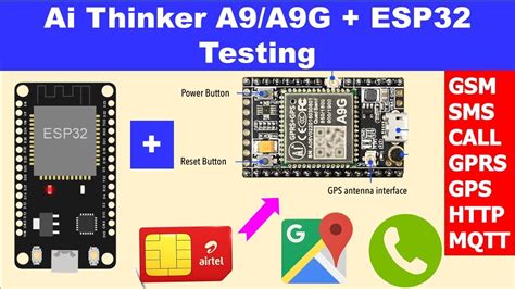 Ai thinker a9 module. 4G or GPRS wireless IoT connectivity to any device. io.  Perfect...