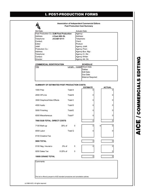 Aicp Budget Template