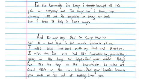 Aiden fucci letter. Aiden Fucci apologized to the family of Tristyn Bailey, the schoolmate he stabbed to death in 2021, along with the community and his parents in a jailhouse letter penned before he was sentenced to life in prison on March 24. The now-16-year-old addressed Judge R. Lee Smith in the March 12 missive, obtained by Law & Crime, writing he was "sorry ... 