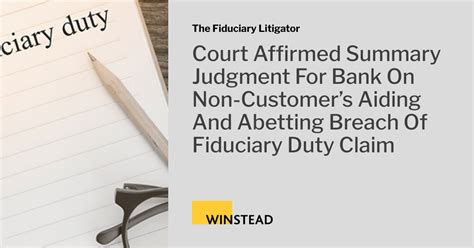 Aiding and Abetting the Breach of Fiduciary Duty: New York …