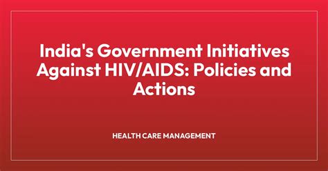 Aids Policies And Programs