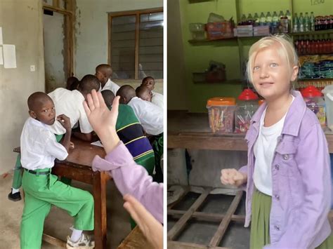 Ailesi Zanzibar'a Taşındığı İçin Yerel Bir Okula Giden Rus Kız "Okulda Bir Günüm" Videosu Paylaştı