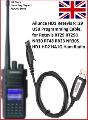 Ailunce hd2 programming cable.  The Driver name displayed on RB23, RT29, RT29D, NR30, RT...