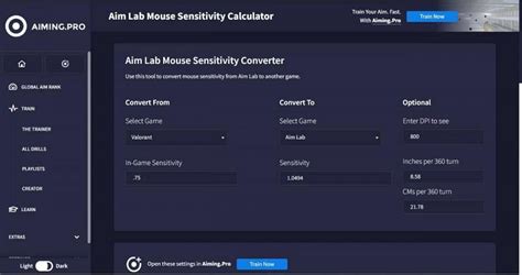 Aim sens converter. SensConverter is free tool to convert mouse sens between games. Our sensitivity calculator allowing you to maintain the same level of consistency in your aim. 
