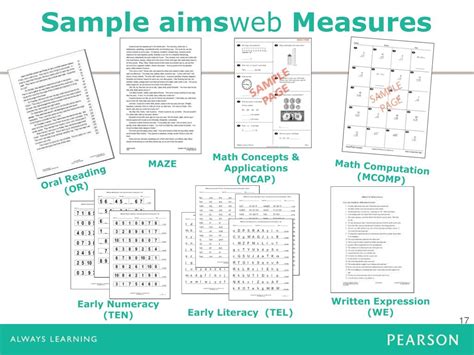 Aimsweb math concepts and applications probes grade 5.  Rather than scoring based on...