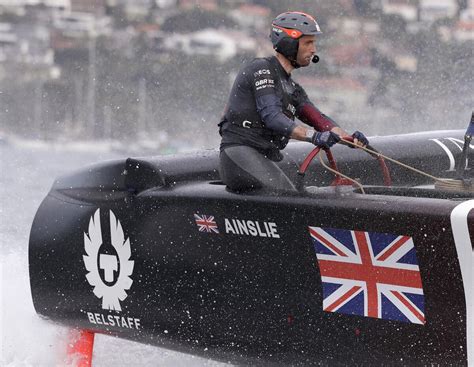 Ainslie hands wheel of British SailGP team to fellow Olympic gold medalist Scott