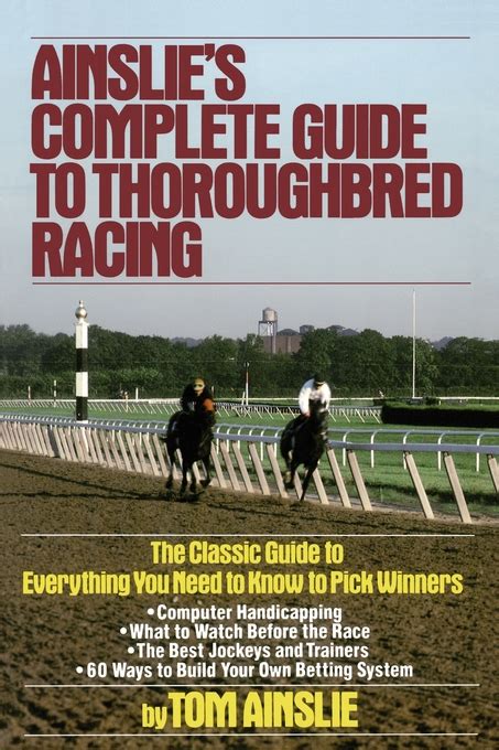Ainslie s complete guide to thoroughbred racing. - Honda aquatrax f 12x with gpscape owners manual.