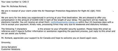 Air Canada passenger claims he’s out hundreds of dollars in cancellation compensation