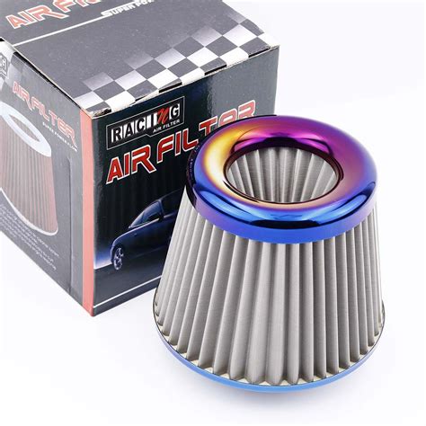 Air Filter Kit Metal & Rubber Cold Air Intake Filter Induction Kit - eBay