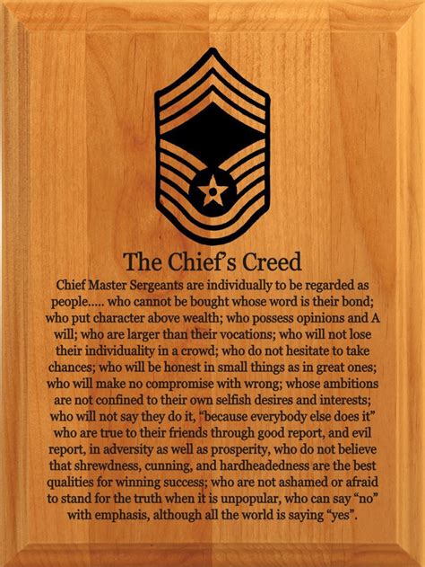 Air Force Chiefs Creed - Etsy