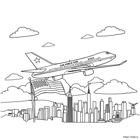 Air Force Coloring Shee