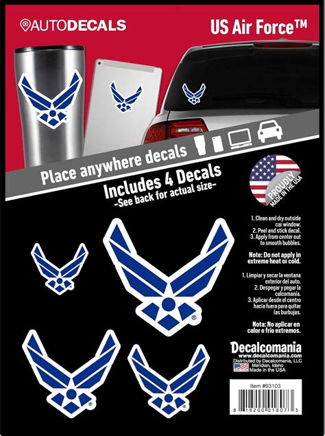 Air Force Decals for Cars