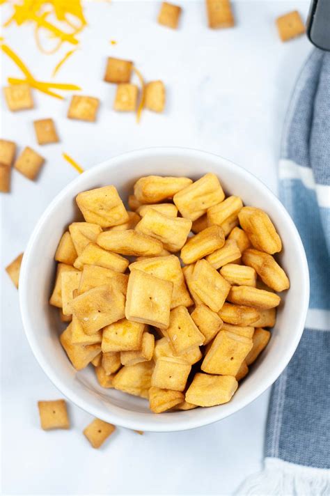 Air Fryer Cheez It Recipe {6 Minutes Cooking} - Savor + Savvy