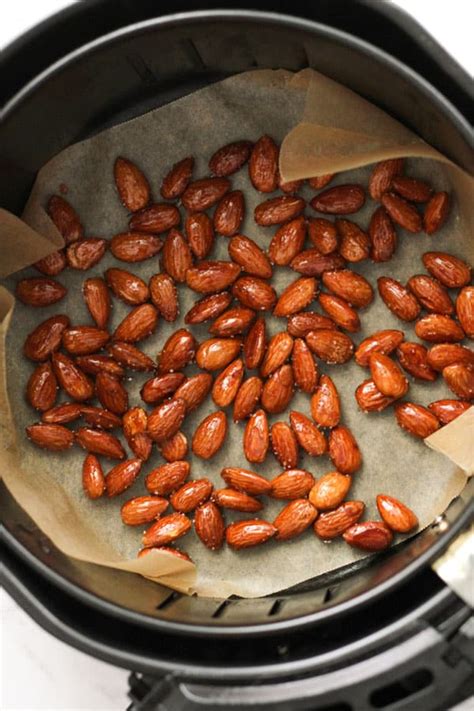 Air Fryer Honey Roasted Almonds - Love from the Table